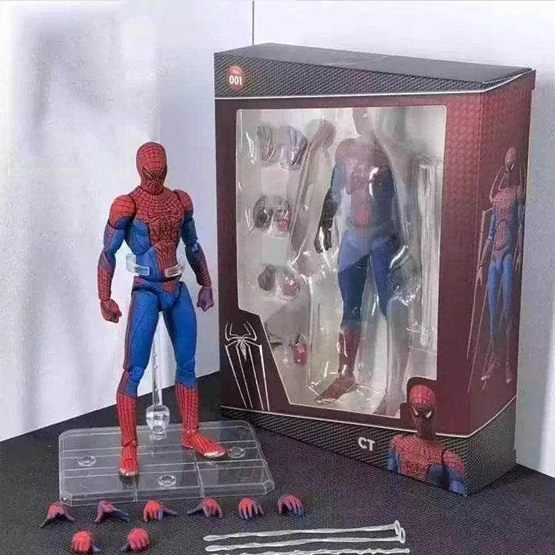 In Stock Ct Toys Spiderman Mafex 143 Ben Reilly Comic Ver The Amazing Spider-Man 001 Anime Action Figure Figurine Toys Kids Gift