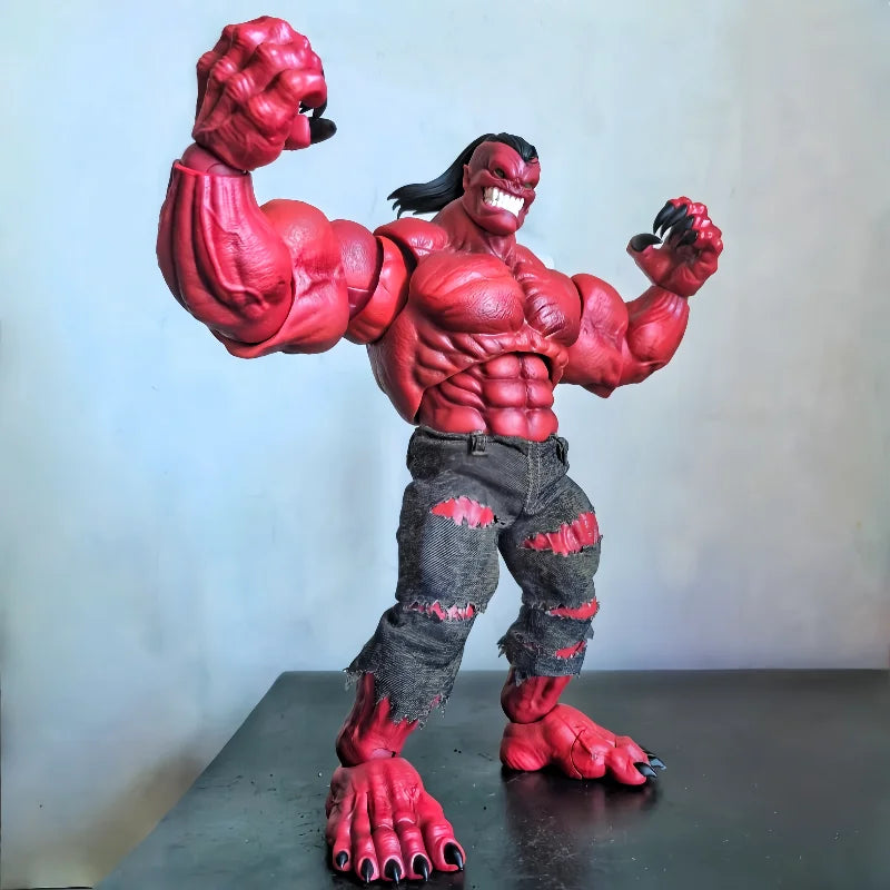 Axytoys Devil Deluxe Version Action Figure AXYD001B D002B Official Red And Grey Color With Accessories Muscle Model Toys Gift
