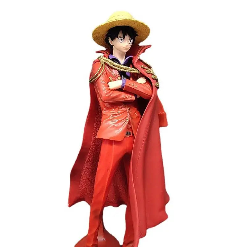 Bandai Piraten-Seekönig Rote Kleidung Lufei 20. Jubiläum KOA Roter und schwarzer Umhang Lufei Handgefertigtes Modell Geschenk Ornamente