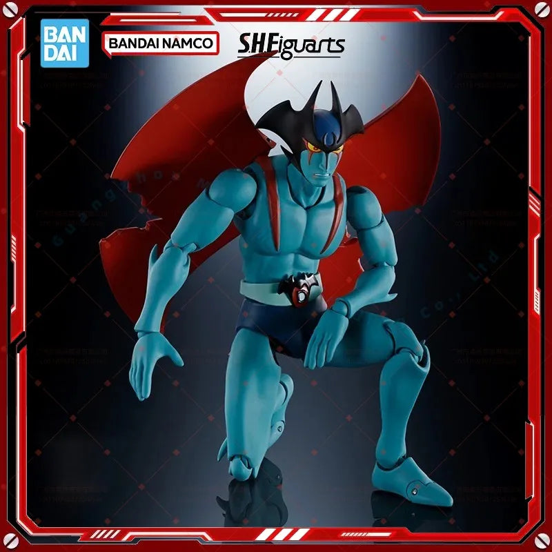 Original BOX Bandai SHF DEVILMAN 50th Anniversary Ver Figure Finished Model kit Anime Action Toy Gifts for kids In shock suit
