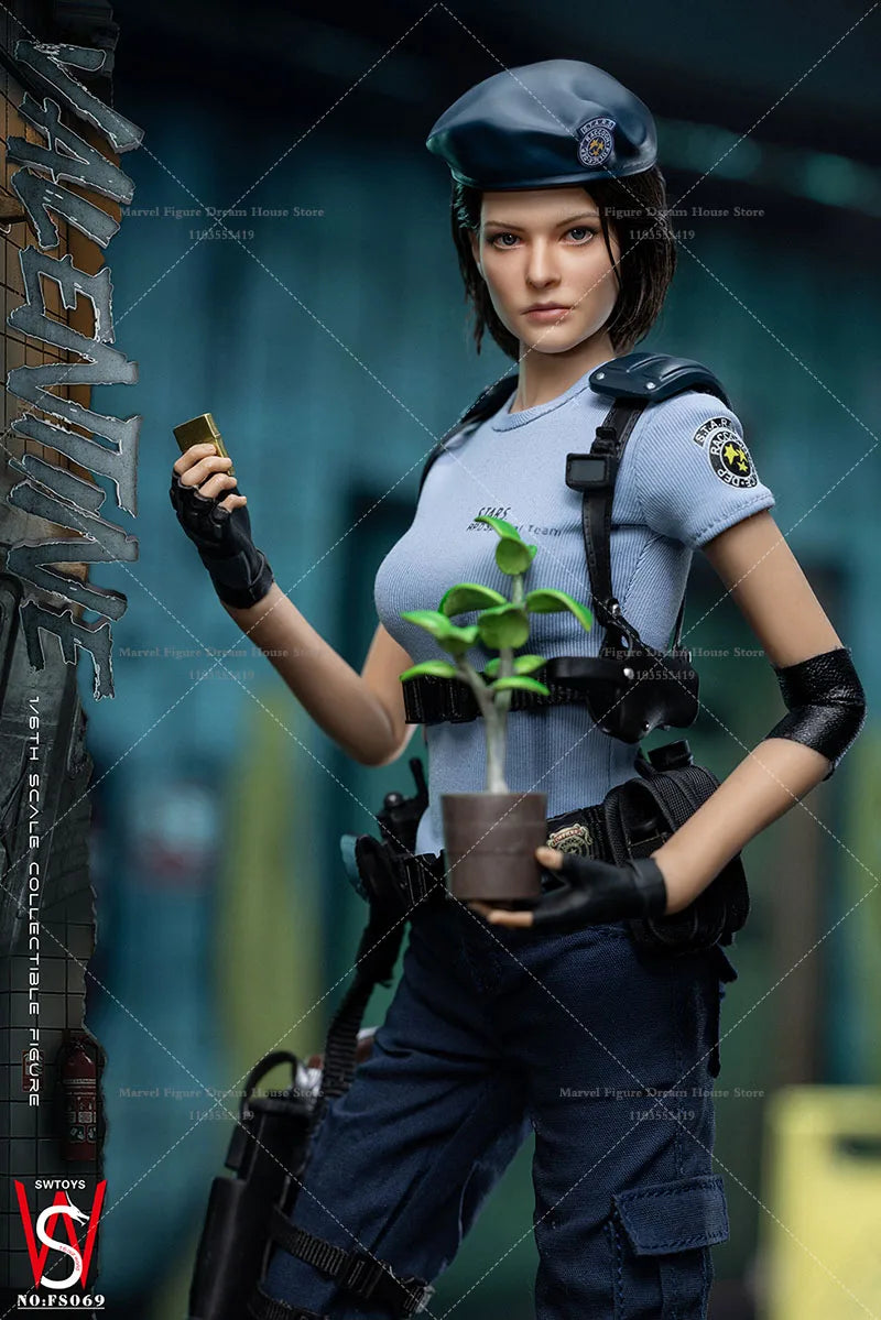 SWTOYS FS069 1/6 Scale Jill Police Special Forces Efficient Blue Uniform 12-inch Full Set Action Figure Soldier In Stock