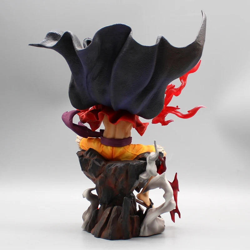 26 см One Piece Аниме Фигурки Monkey D Luffy Екшън Фигурка Колекционерска PVC Модел Кукла Седнала Статуя Играчка Декорация Детски Подаръци