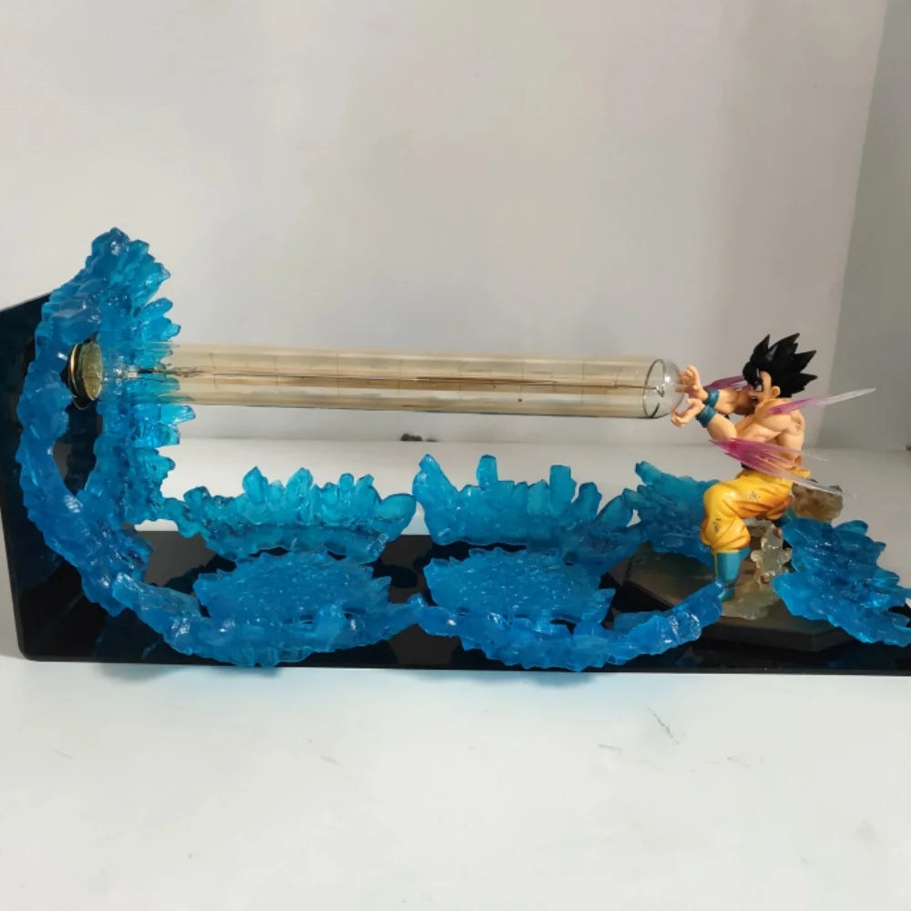 Dragon Ball Anime Son Goku KaMeHaMeHa Lampe Led-lampe Action-figuren Modell Figur Figur &amp; Basis &amp; Lampe DIY Dekoration Sammlung