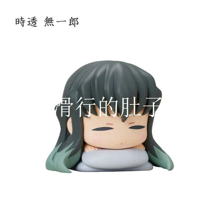 Demon Slayer Gashapon Tokitou Muichirou Himejima Gyomei Q-version Creativity Ornament Action Figure Collection Model Toy