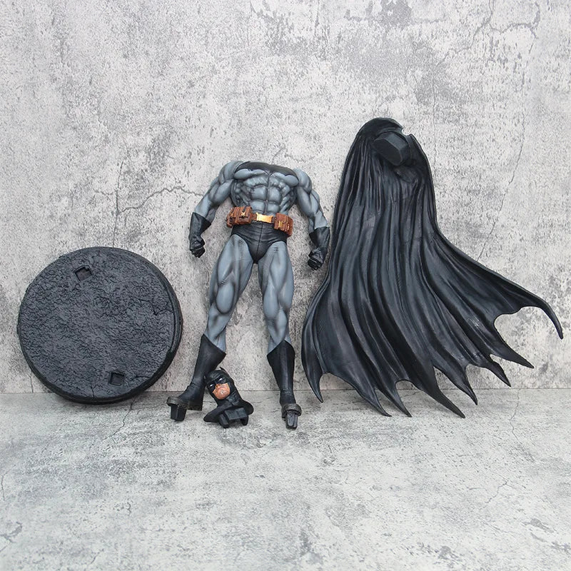 38 cm Batman Gk Dc Anime Figuren Dark Knight Modell Justice League Statue Action Puppe Desktop Krieger Sammlerstücke Jungen Spielzeug Geschenke