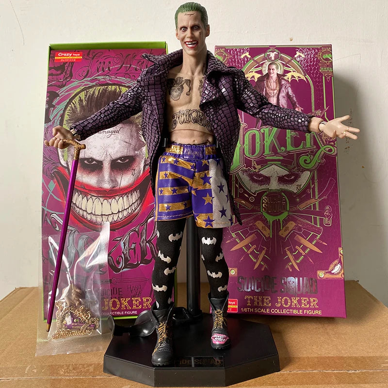 Crazy Toys Figure Quinn Joker Action Figure Team Of Prototyping Action Figure Model Toy 43cm 30cm Halloween Birthday Gifts