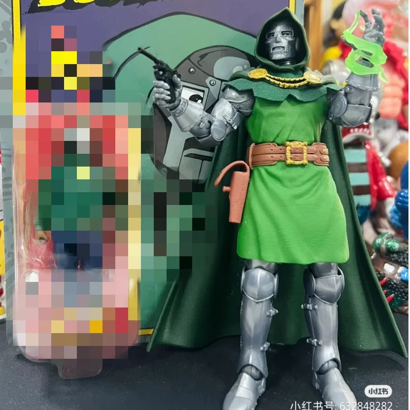 Marvel Vintage Collection Dr. Doom 15CM Ретро екшън комикс фигурка Хубава колекционерска американска шест инчова подвижна кукла Модел играчки