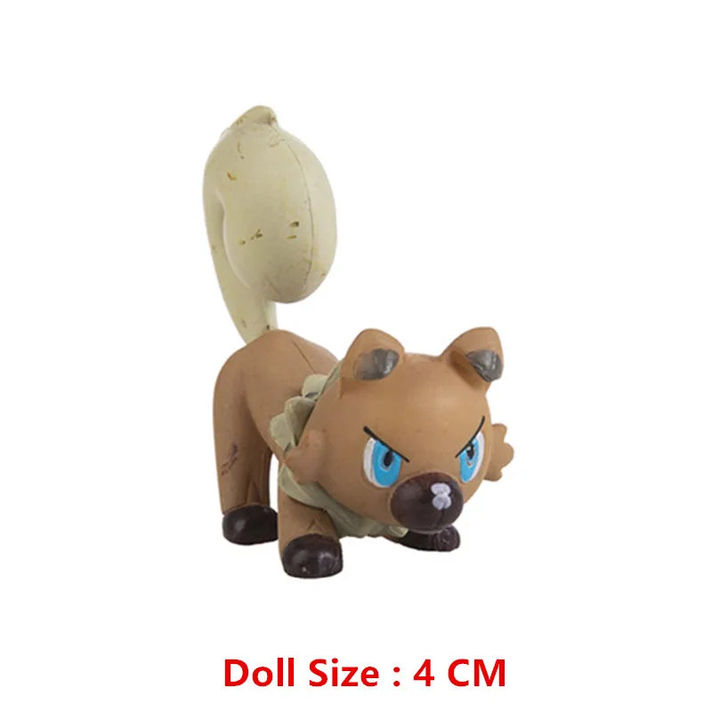 3-7 Cm PokemonCartoons Anime Figure Pikachu Mew Snorlax Charmander Cosplay Collection Pet Pocket Monster Action Model Toy Gifts
