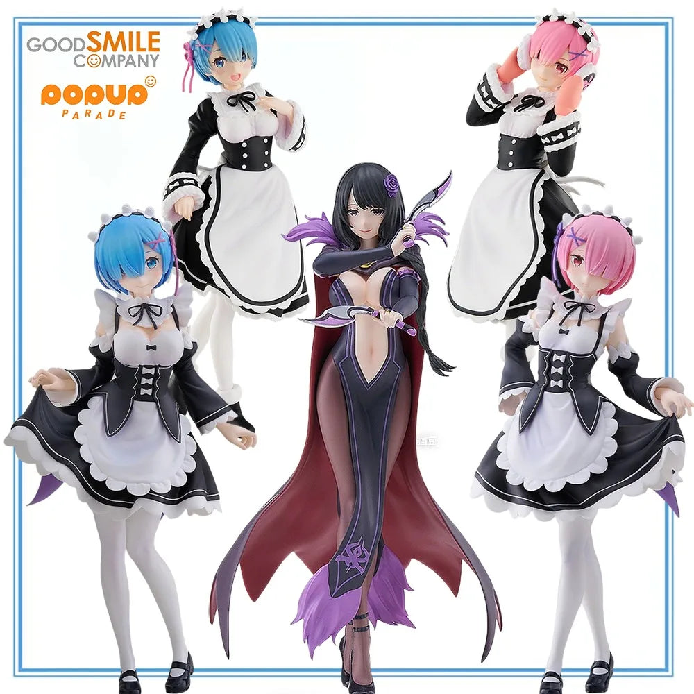 100% Original in Stock Good Smile Company POP UP PARADE Re:Zero Kara Hajimeru Isekai Seikatsu Ram Remu Elsa Grandhirte