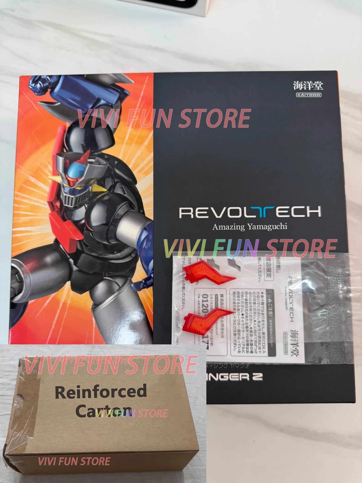 In Stock Original KAIYODO MAZINGER Z Revoltech AMAZING YAMAGUCHI Model Toys Mazinger Z