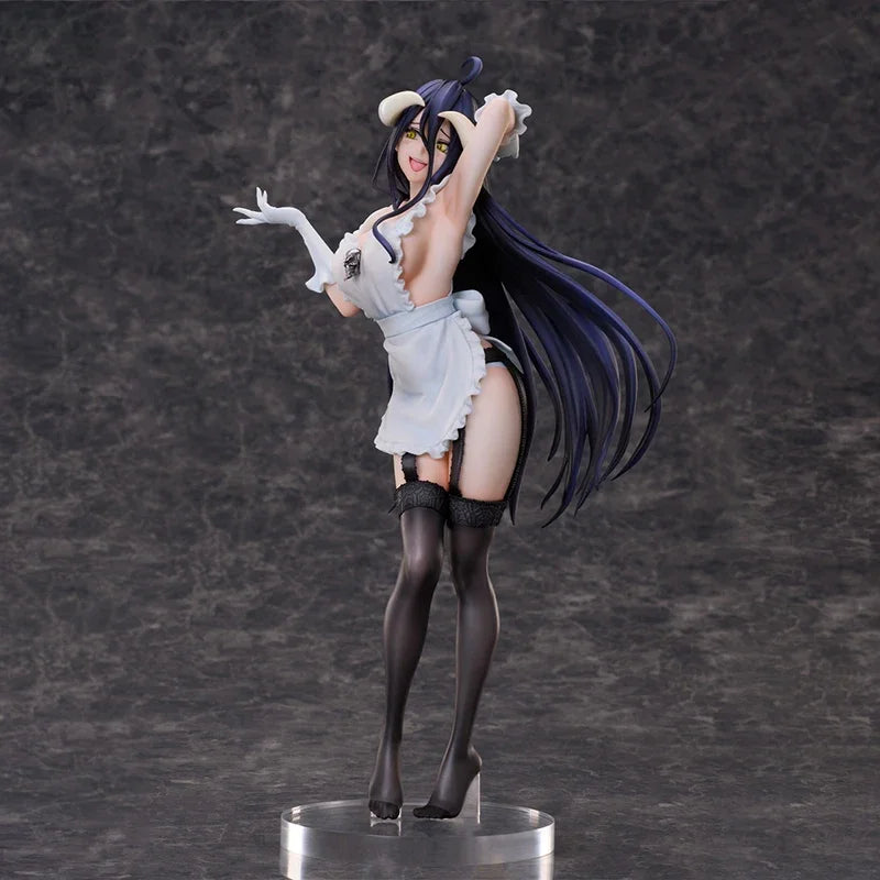 In Stock Original Taito ElCOCO Overlord Albedo PVC Anime Character Model Collection Desktop Decoration Toys Festival Gifts