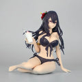 10cm PVC Swimsuit Sitting Pose Anime Girl Figure Statue Desktop Decoration Collectible Gift for Friends Anime Lovers