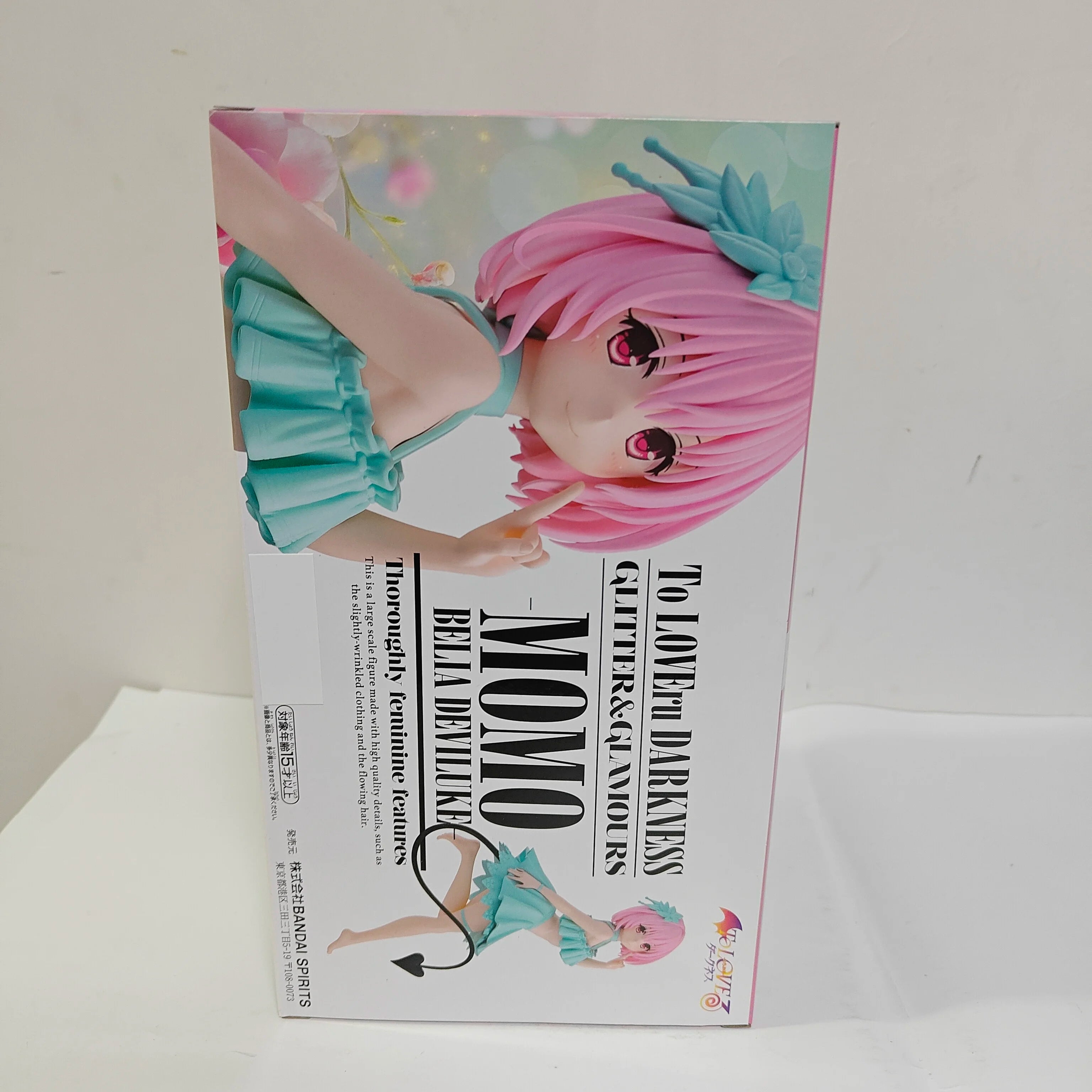 BANDAI Original To Love-Ru Darkness Anime GLITTER GLAMOURS Momo Belia Deviluke Lala Satalin Action Figures PVC Figurine Model