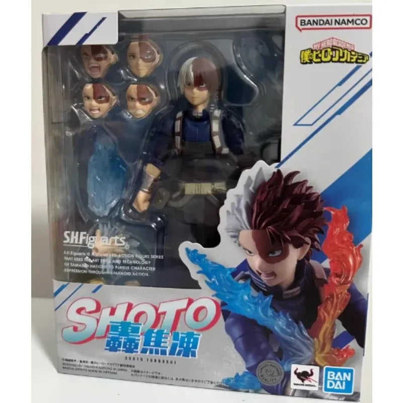 In Stock Bandai Original SHF My Hero Academia Katsuki Bakugo Anime Action Figure Model Fighter Model Toys Gifts For Collection