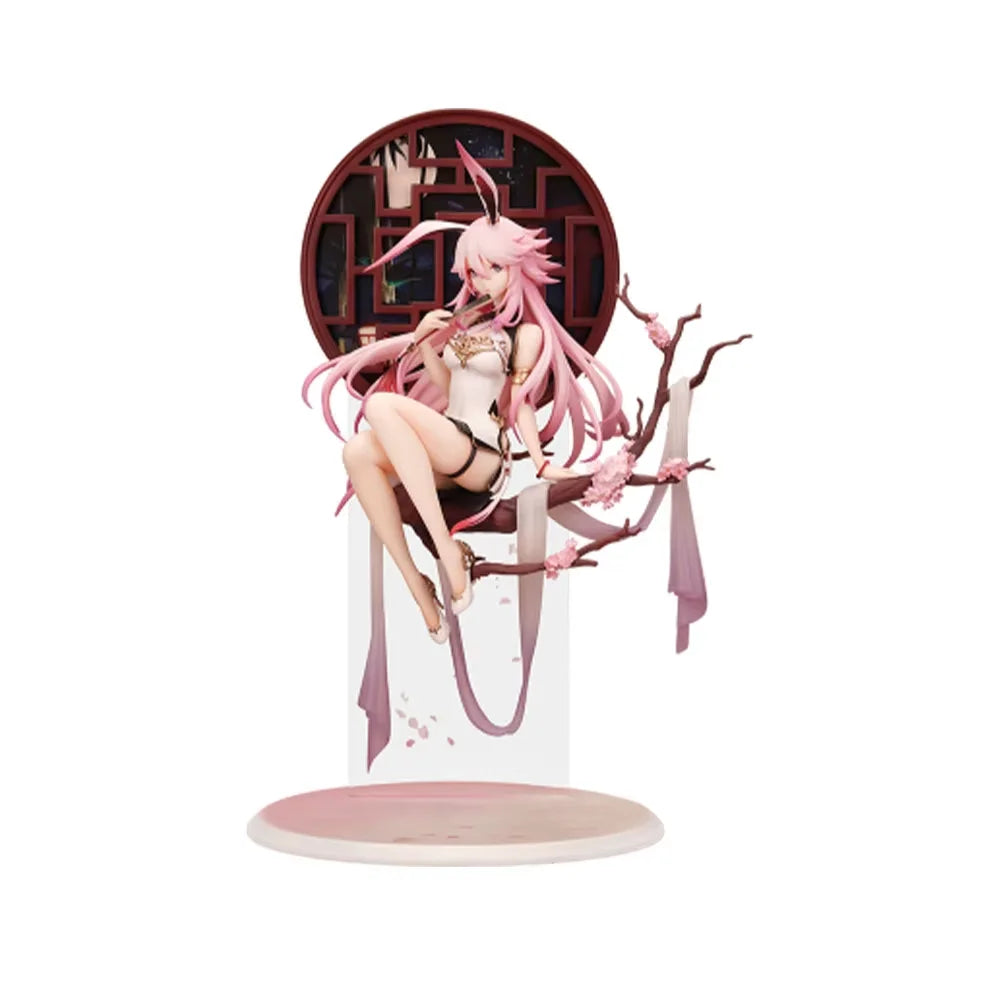 19CM Anime Game MmiHoYo Figure Two models Yae Sakura Sitting Position Anime Model Toys Gifts Collection Decoration Ornaments PVC