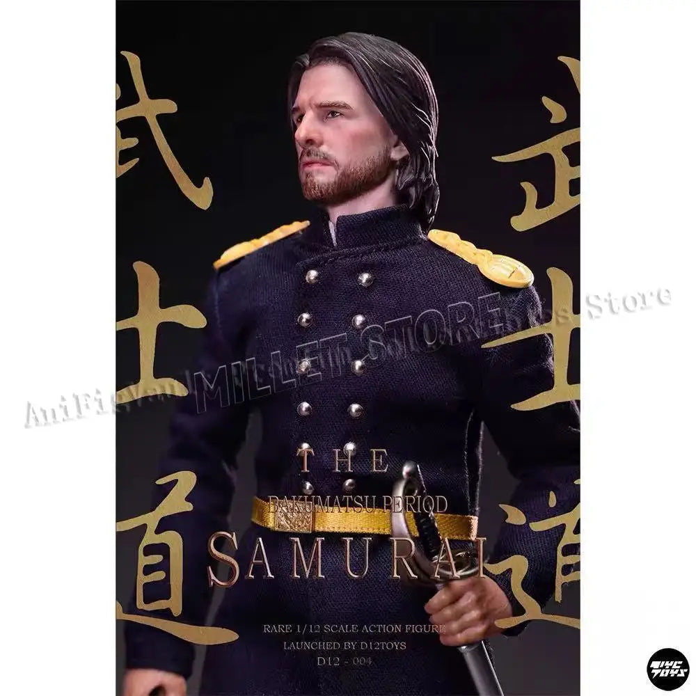D12TOYS 1/12 6in Action Figure Palm Collection Series Japanese Shogun The Last Warrior Tom Cruise Toy Gift Decoration