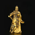 Copper Tobao God of Wealth God of Guan Gong Statue Decorative Attracting Wealth Home Furnishings Gifts