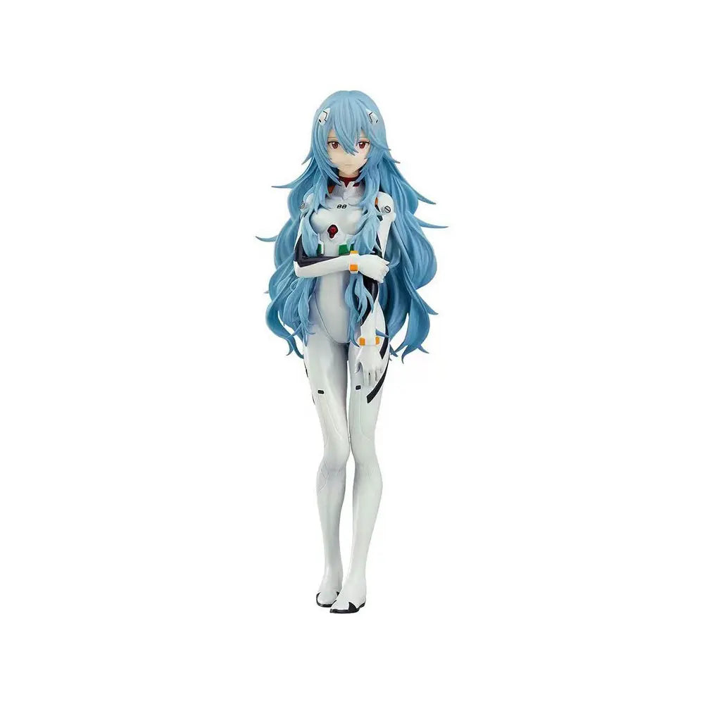 17CM EVA Anime Figure AYANAMI REI Long Hair Standing Animation Toy Model Gift Collection Ornaments Decoration PVC