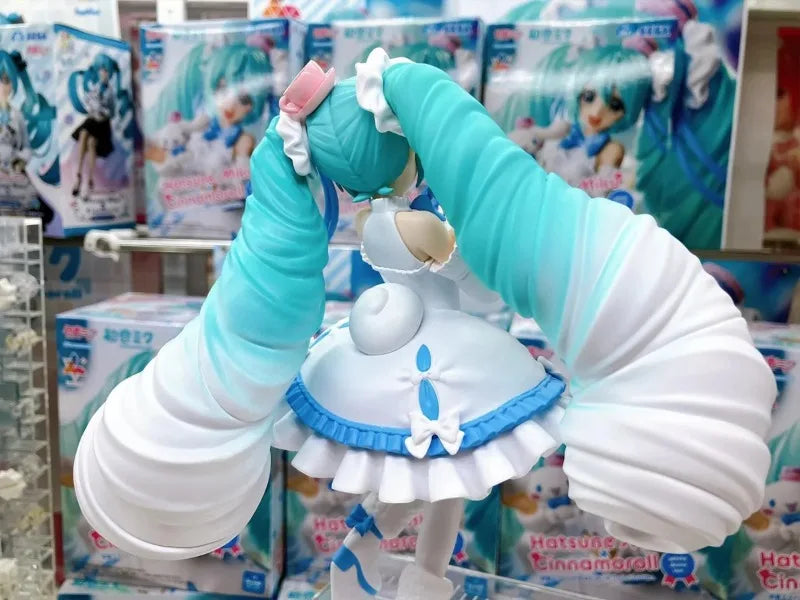 In Stock Original SEGA Luminasta Hatsune Miku Noddle Stopper Anime Figure Toys Action Figure PVC Model Collection Doll Gift