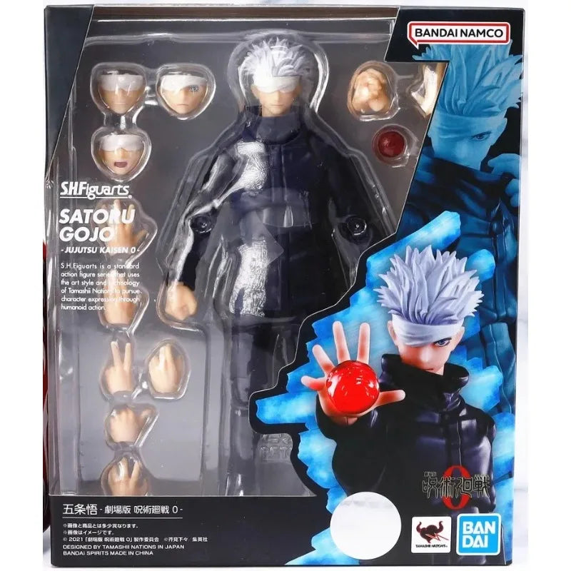 In Stock BANDAI Original S.H.Figuarts SHF Jujutsu Kaisen 0 Theater Edition Gojo Fushiguro Megumi Itadori Yuji Nobara Geto Suguru