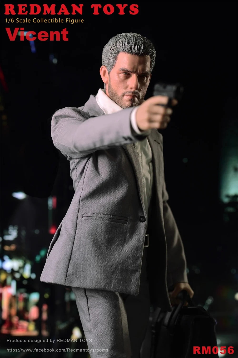 1/6th REDMAN TOYS RM056  Man Tom Cruise Killer Full Set Moveable Action Figure About 12" Doll Gift For Fans Collect