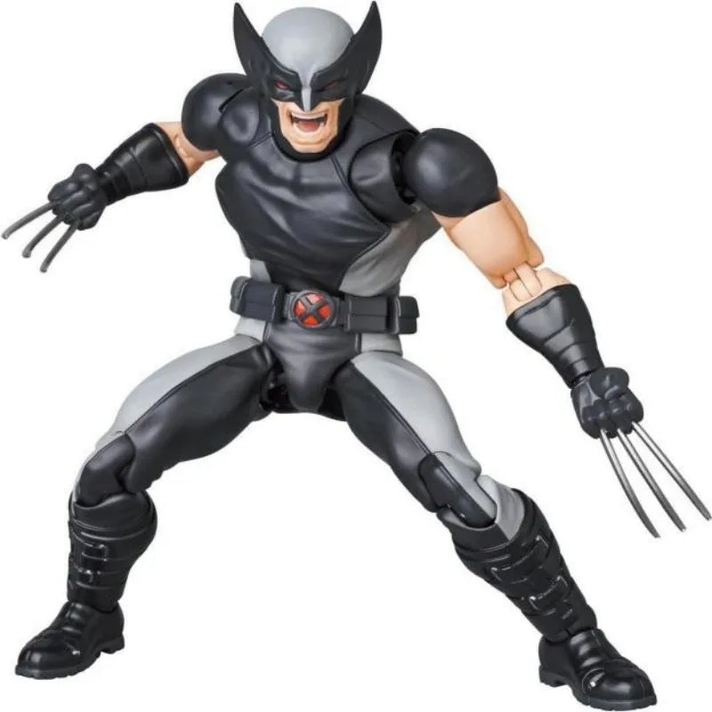 Mafex 171 Wolverine X-Force Ver 100% Original Anime Action Figure PVC Collectible Model Toy Gift for Fans
