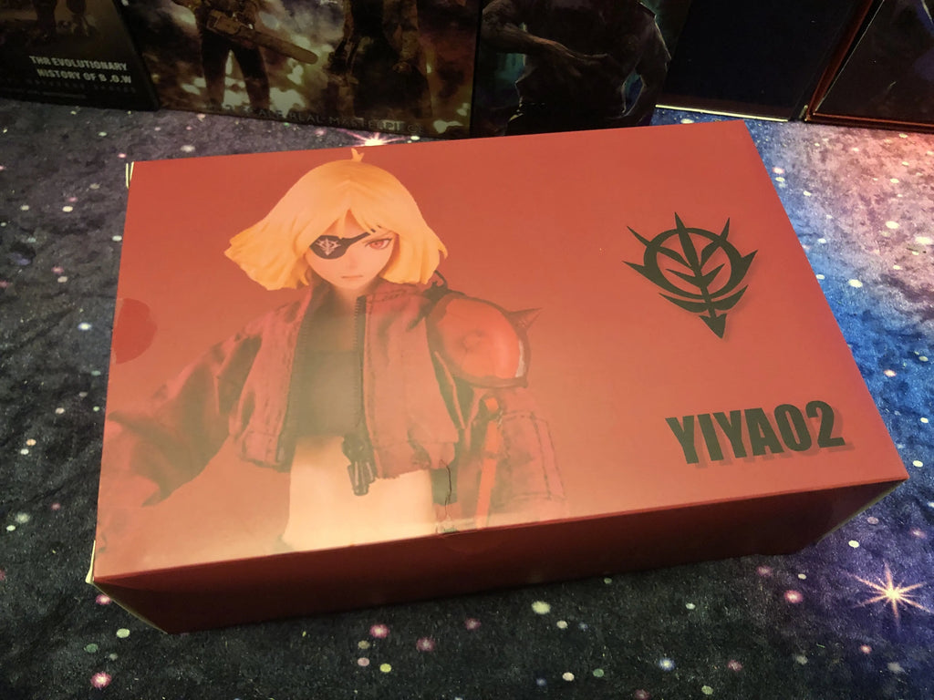 YiYa Station 1/9 Scale Collectible Figure Female Warrior Char Aznable Kawaii Anime Mobile Suit Girl 23Cm Action Figure Soldier