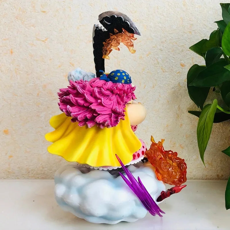 One Piece Figure 28CM GK Big Mom Charlotte Linlin Anime Figure Four Emperors Action Figure Collection Model Toys Birthday Gifts
