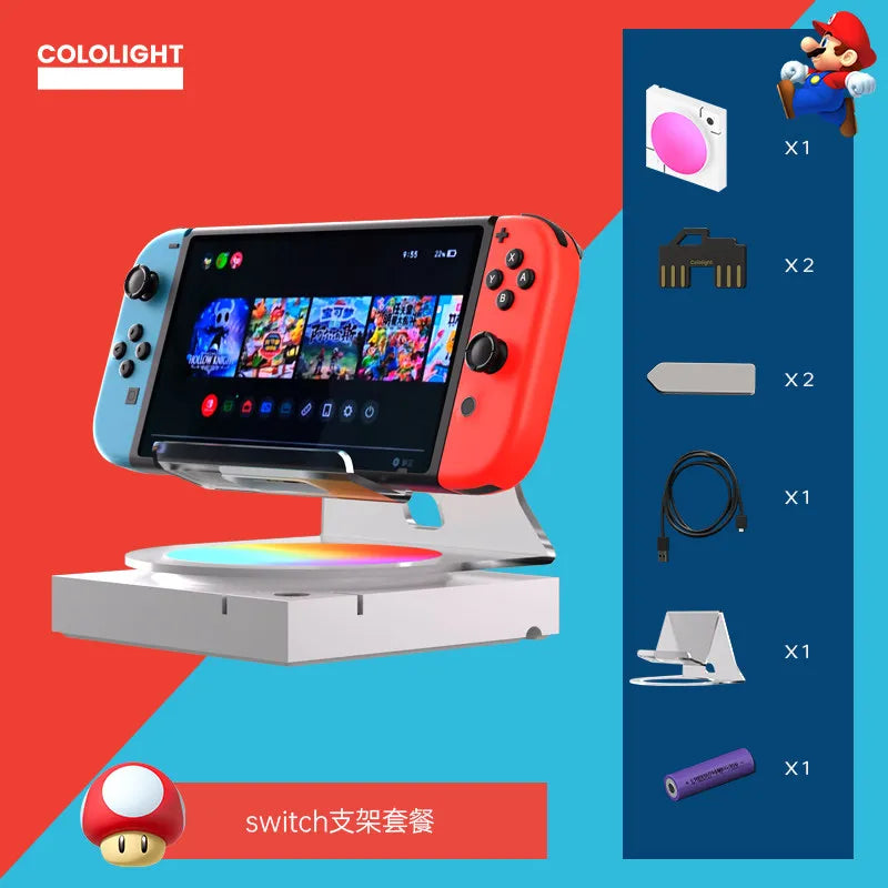 Cololight Gamepad Bracket Quantum Light RGB MIX Game Switch2 Game Handle Bracket Base Display Stand Table Gamer Accessories Gift