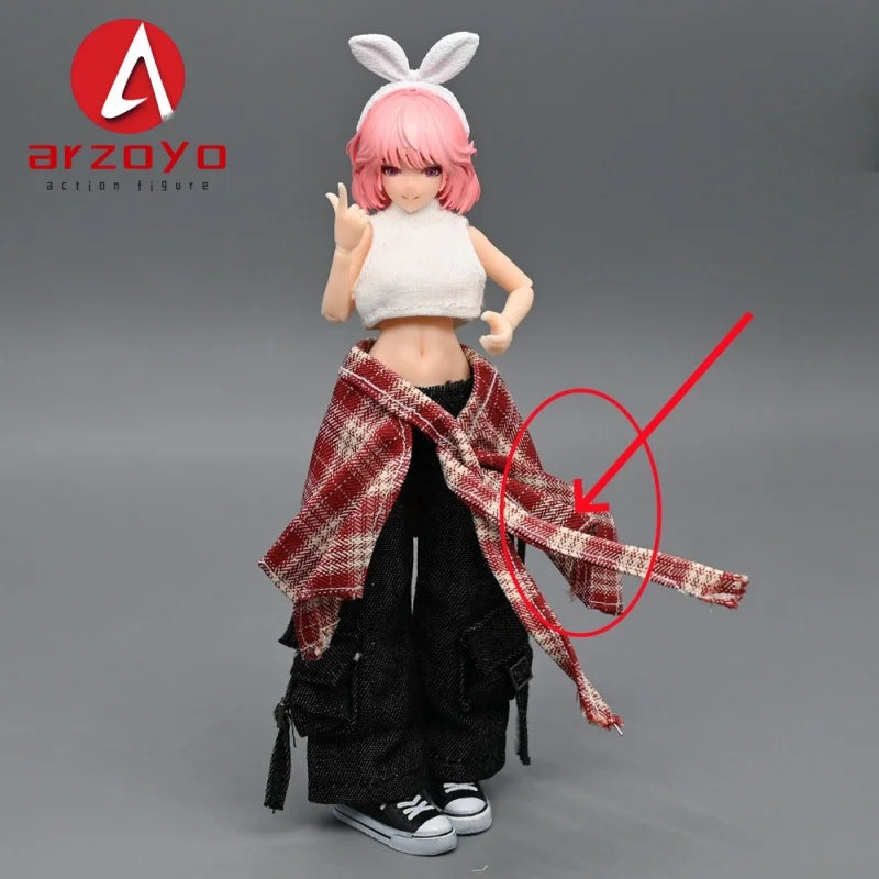 1/12 Scale KPOP style Female Work Pants Hip Hop Trousers Decoration Clothes Model Fit 6'' Romankey  Soldier Action Figure Body