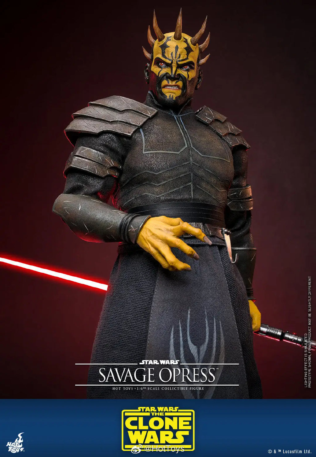 In Stock HotToys TMS136 Star Wars Savage Opress 1/6 Soldier Figure Animation Action Figure Toy Gift Model Collection