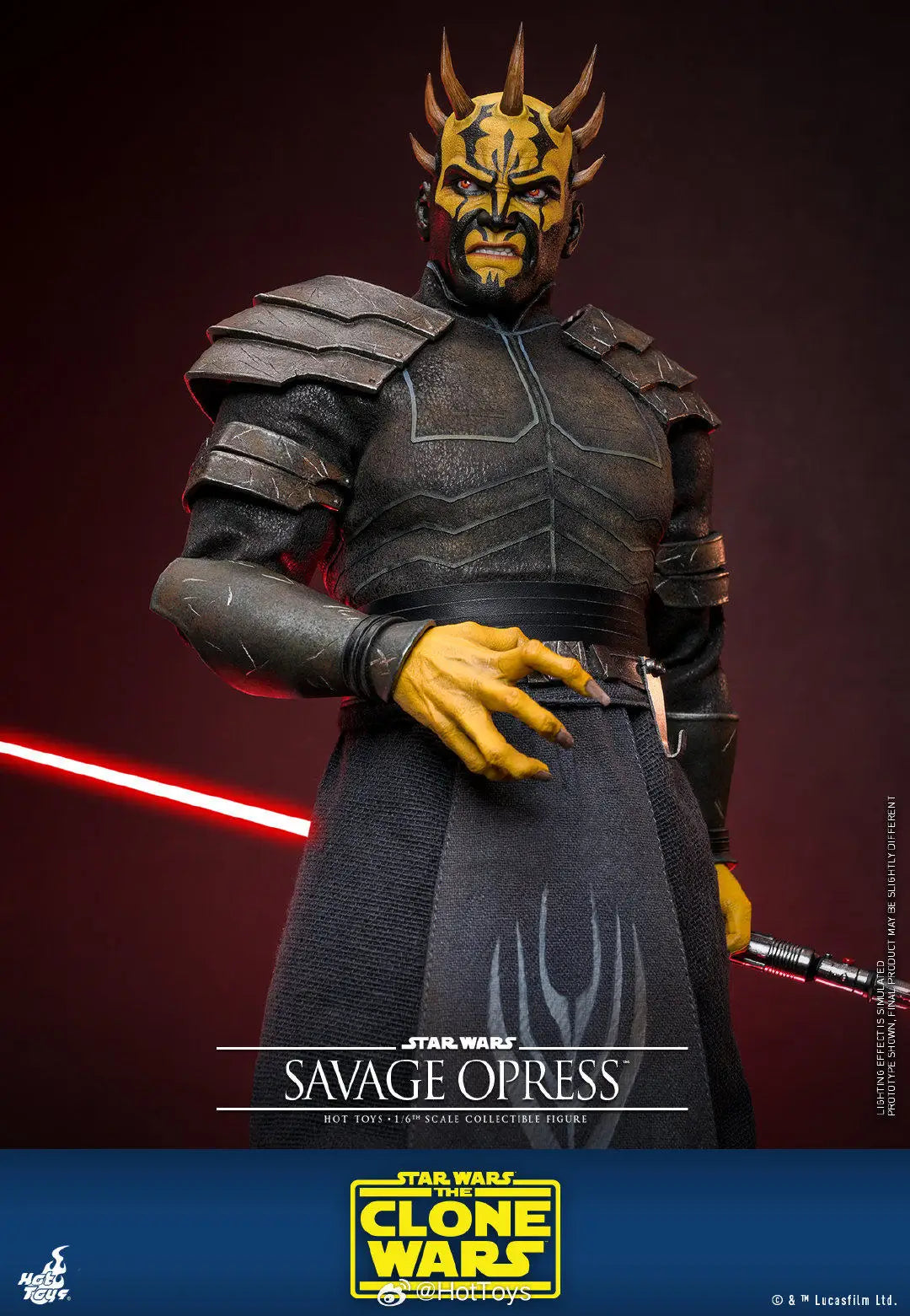 In Stock HotToys TMS136 Star Wars Savage Opress 1/6 Soldier Figure Animation Action Figure Toy Gift Model Collection