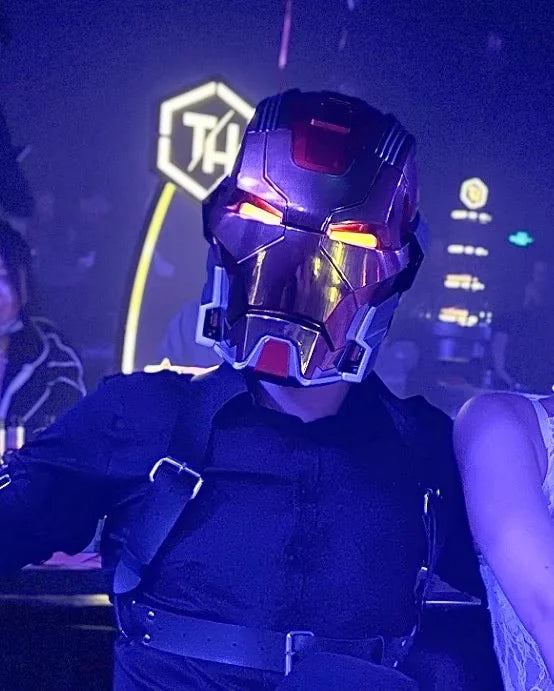 【English Ver. in-stock Now】Nobody Genuine Iron Man Helmet MK17,Voice Control  Auto-Opening Collectible Mask, Anime Cosplay Prop