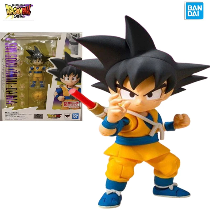 Original Bandai Genuine Figure Dragon Ball DAIMA Model Kit SHF Son Goku MINI DAIMA Collection Action Figure Model Toys Gifts