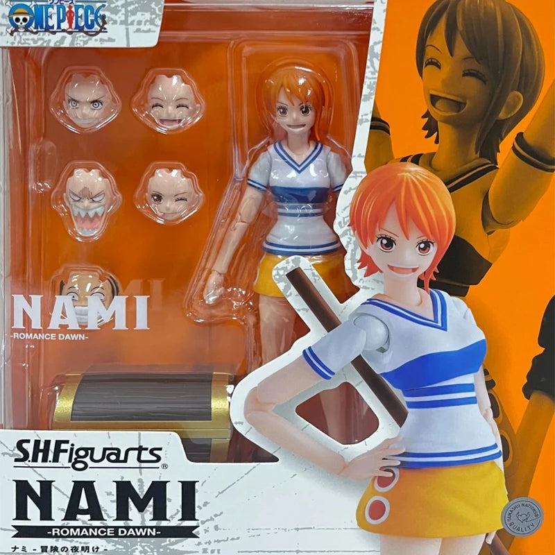 Bandai One Piece Romance Dawn Actionfigur Monkey D. Luffy Nami Roronoa Zoro Usopp SHFiguarts SHF Anime-Figuren-Sammlerstück