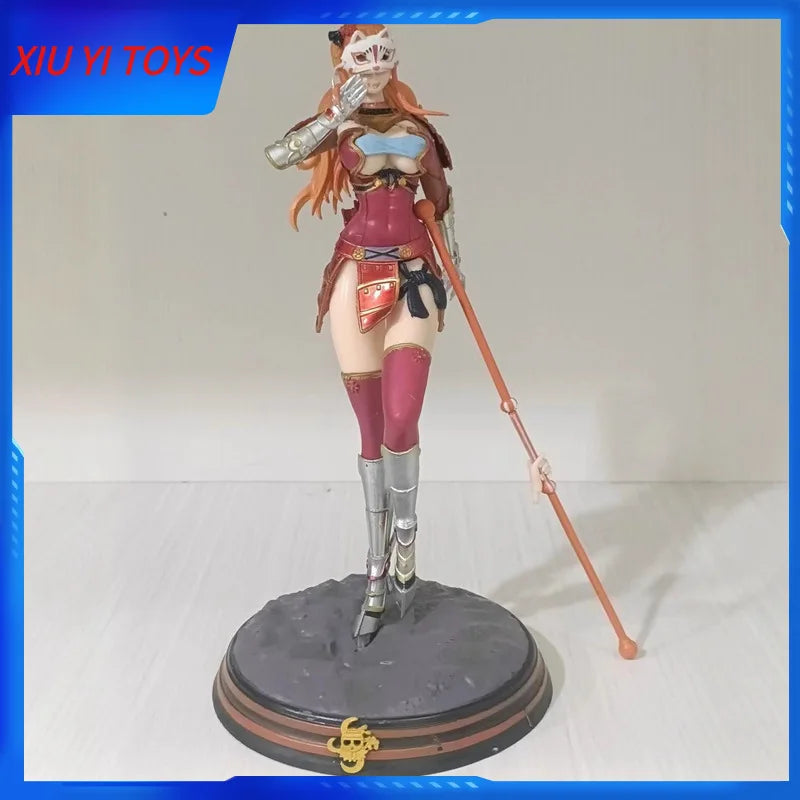 23cm Anime One Piece Handheld Armor Steel Nami Luffy Classic Scene Statue Doll Model Desktop Ornament Toy Pvc Gift