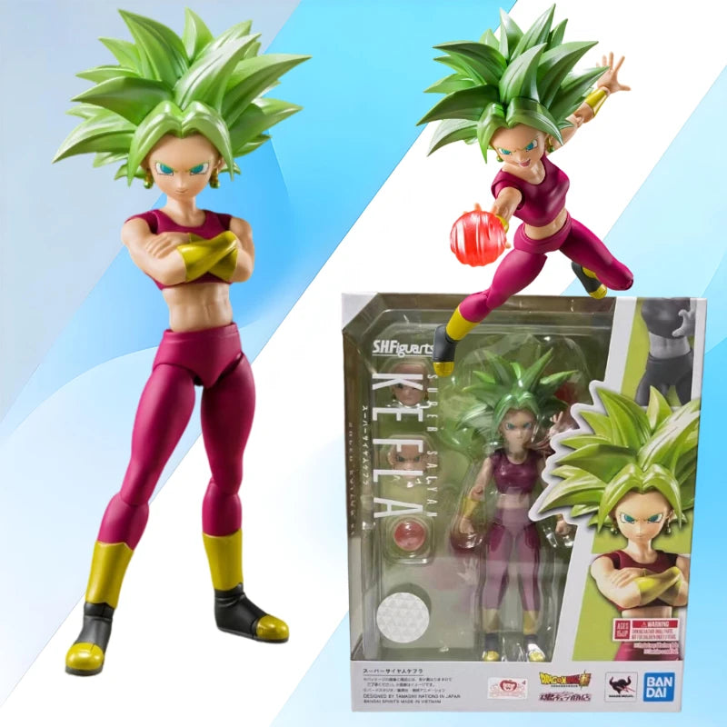 In Stock Bandai S H Figuarts Original Dragon Ball Kefla Doll New Boxed Action Figure Anime Characters Garage Model