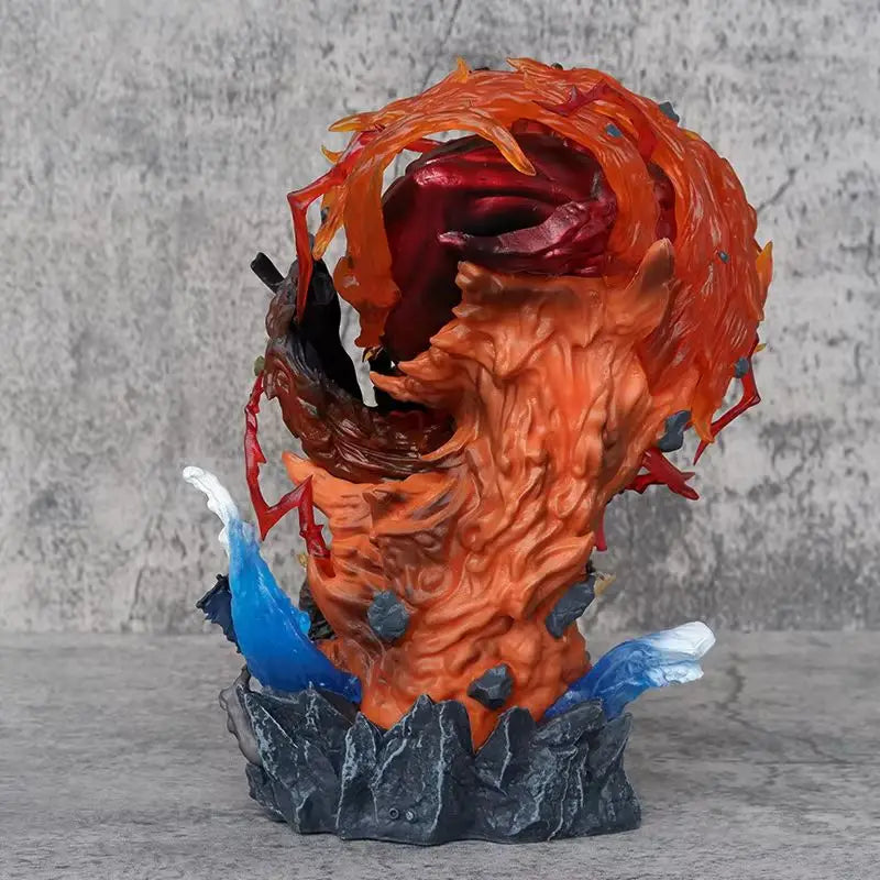 25cm Anime Luffy One Piece Action Figure - Monkey D. Luffy Gear 5 Big Karma Fire PVC Statue Collectible Model Toy Gift