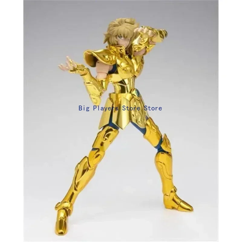 In Stock Bandai Original Saint Seiya EX Saint Cloth Myth Leo Aiolia Olia 2.0 Rebirth Version Movable Figure Toy Gift