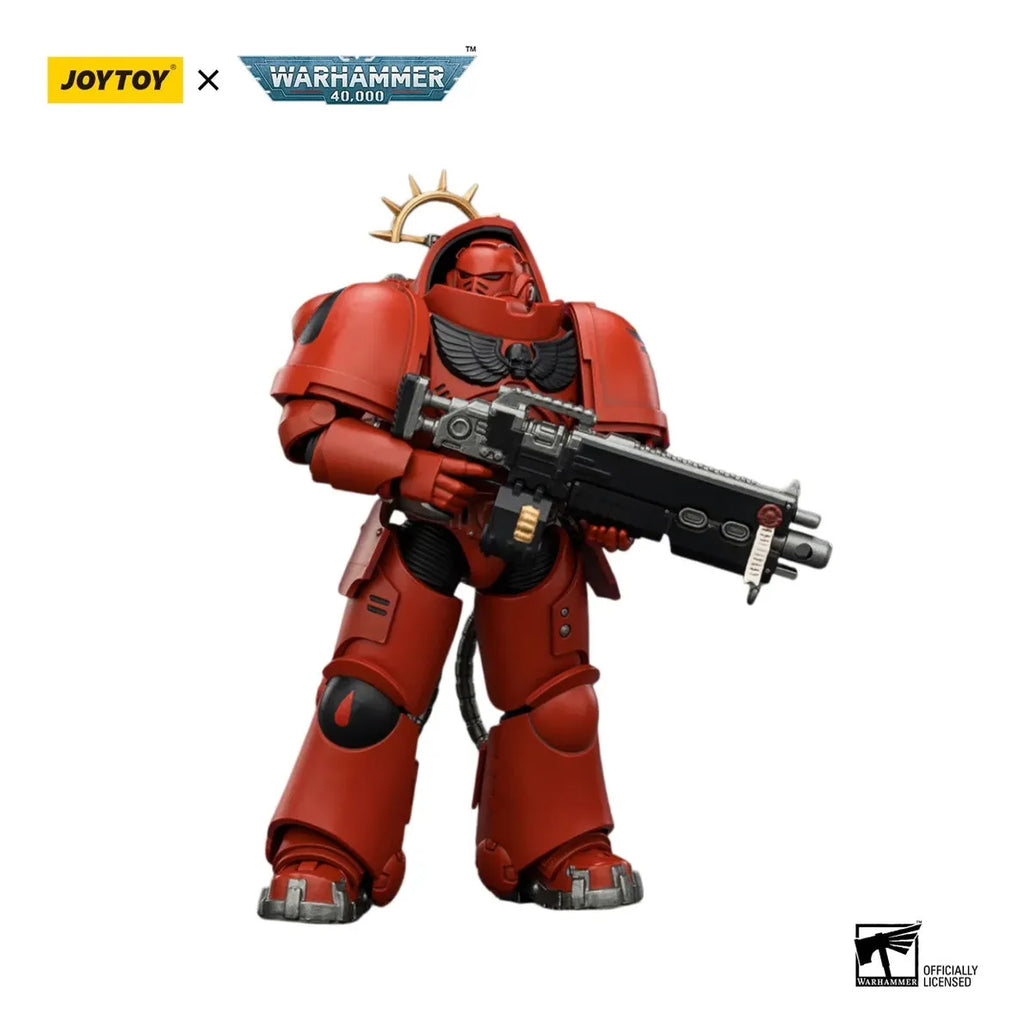 JOYTOY Warhammer 40000/40k Game Edition Blood Angels Heavy Intercessor with Heavy Bolt Rifle and Bolt Pistol Action Figure Doll