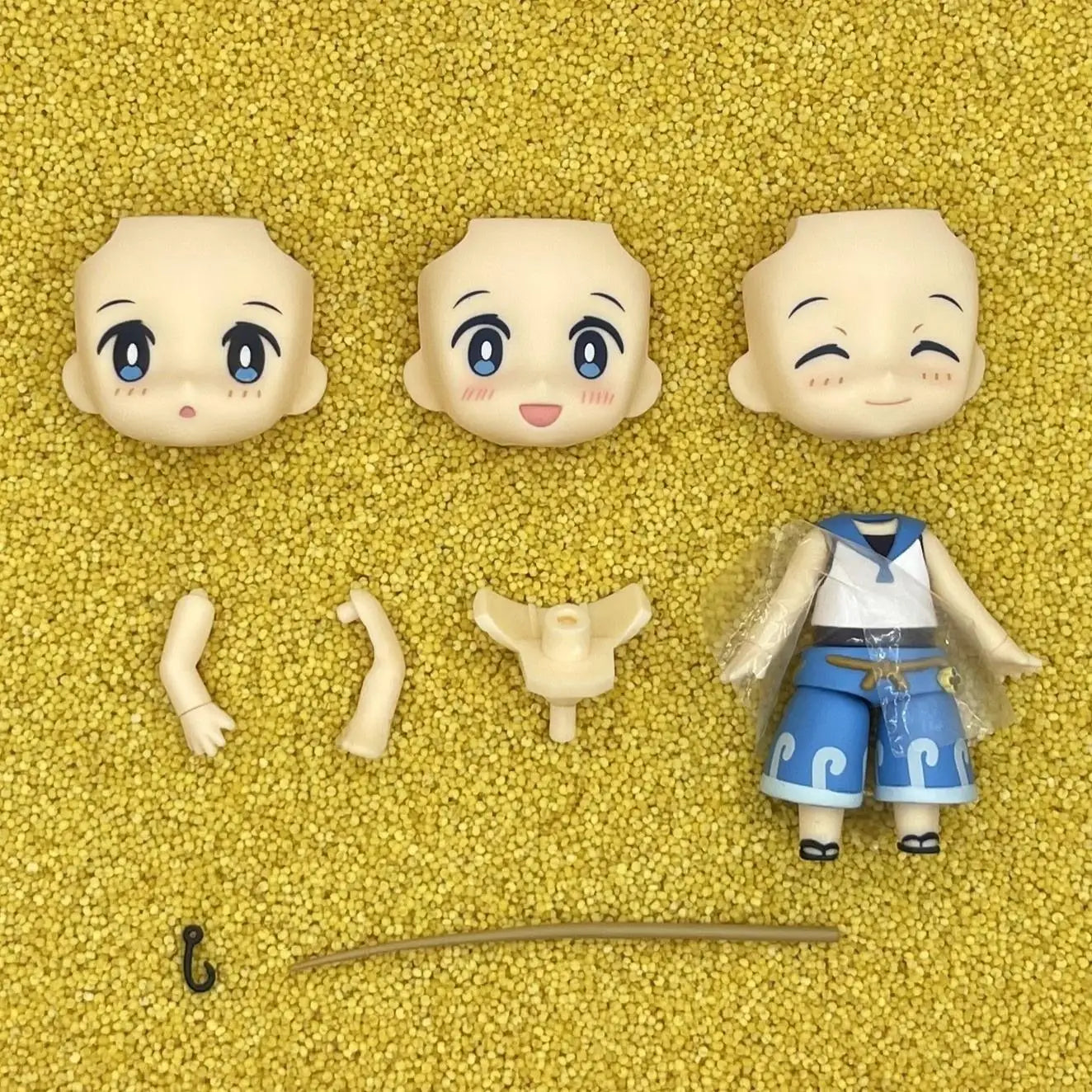 zuocangshuangye GSC Clay Man Face doll face hair doll accessories