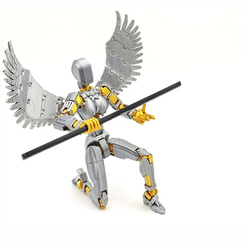 Desktop Decoration 3D Printed T13 Action Figure ABS Shapeshift Robot Robot Dummy Action Figures Model Multi-Jointed Movable