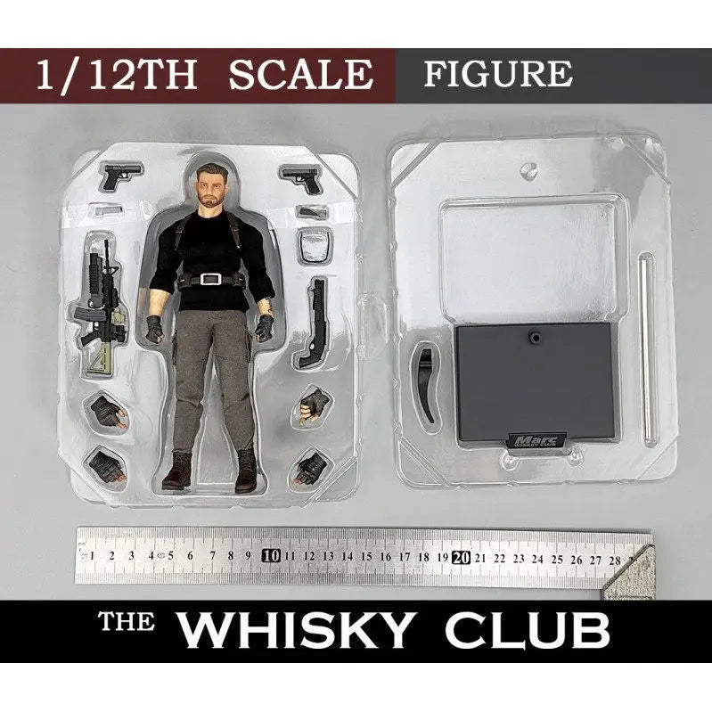 Bigaddict TARGET 001 1/12 Scale Whisky Club Killer Mark Collectible Military Action Figure Tactical Set For Adult Collectors