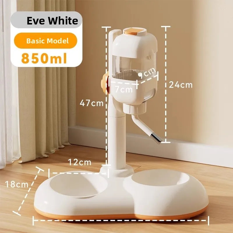 Auatic Hanging Dog Waterer No Wet Mouth Pet Drinking Fountain Cage Feeding Bowl Watering Pot Hipidog Pet Supplies