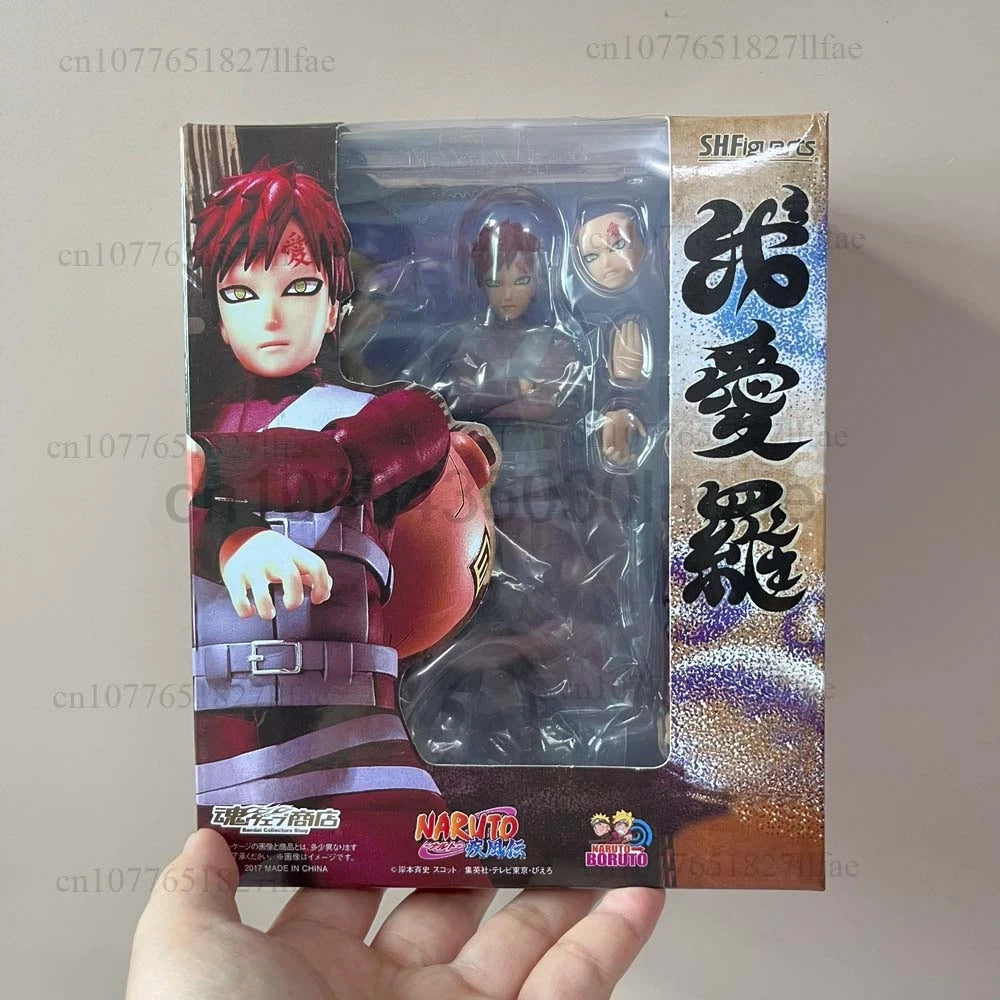 S.H.Figuarts Naruto Figure 15cm Shippuden Gaara SHF Collection Action Figure Model Toys I Love Luo Joint Movable Doll Room Decor
