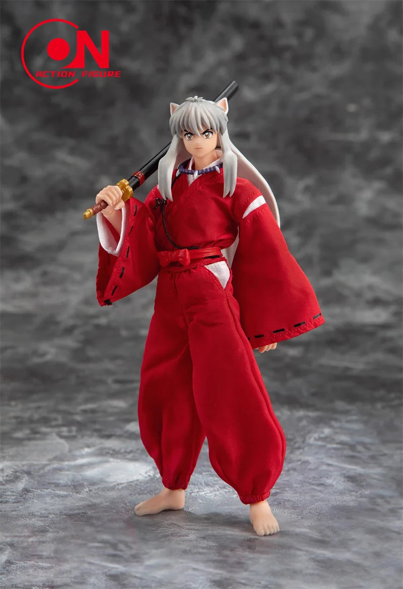 In Stock Anime-land Dasin/Great Toys/GT Inuyasha 1/12 Scale 16cm/6 Inch SHF/S.H.F PVC Action Figure Model