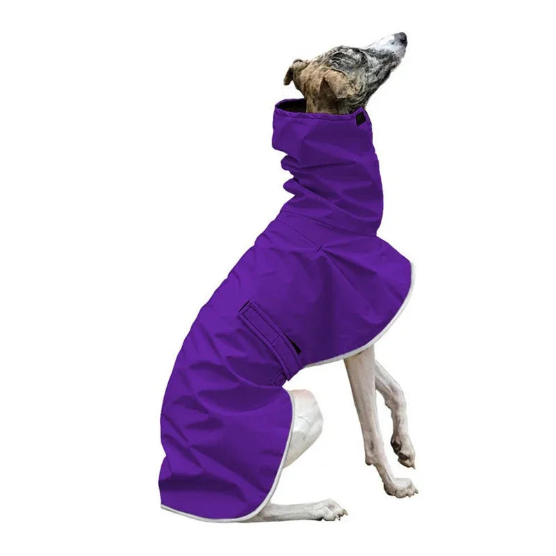 Italienische Windhundkleidung, wasserdichter Whippet-Mantel, Winter, verstellbare Windhundkleidung, Winter, warme Fleecekleidung, warme Hundejacke