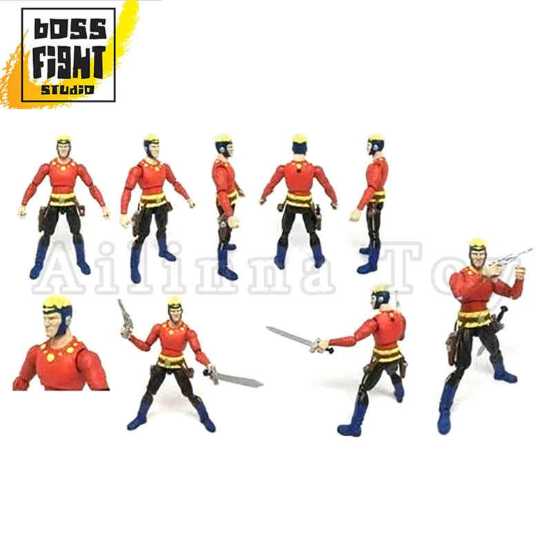 BFS 1/18 3.75inch Action Figure Vitruvian H.A.C.K.S Series Flash Gordon Comic Ming the Merciless Hero Anime