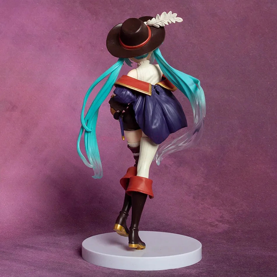 Anime Hatsune Miku Figur Märchen Wunderland Hatsune Miku Der gestiefelte Kater Kawaii Actionfiguren Erwachsenensammlung Modell Spielzeug Geschenk