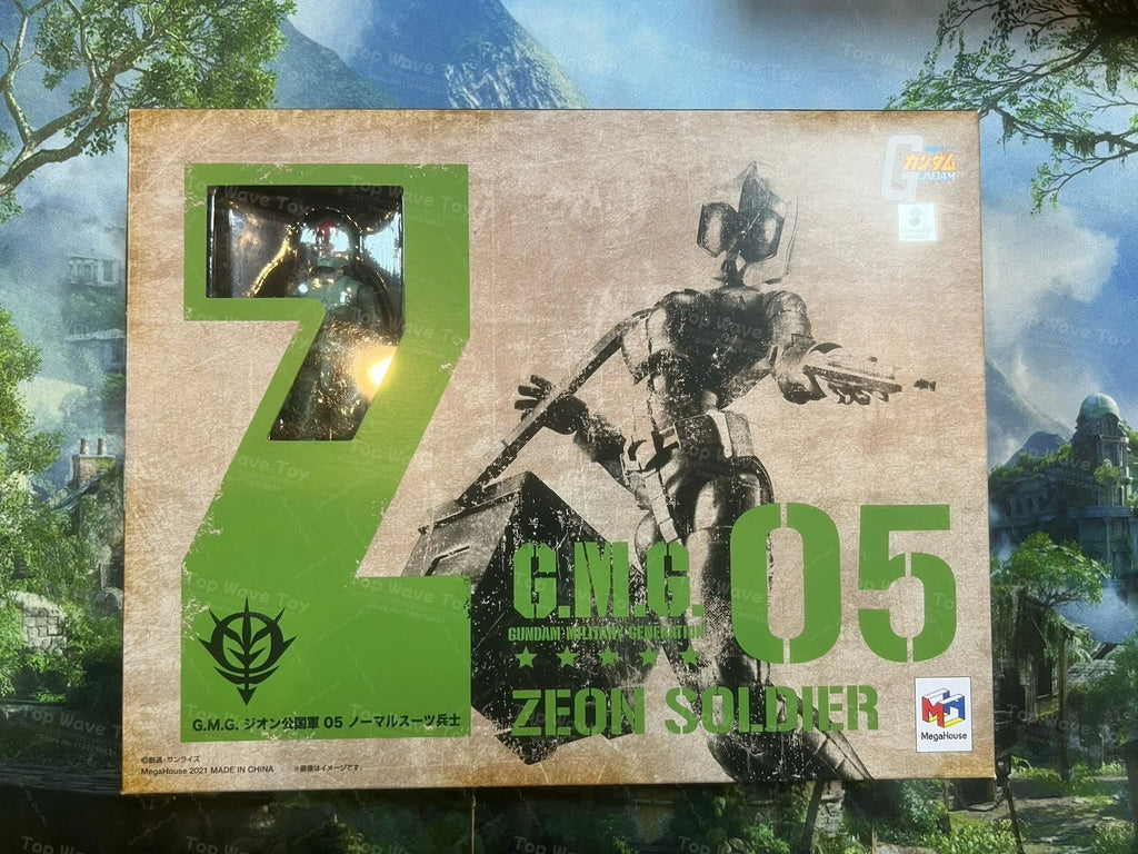 NEW STOCK ORIGINAL MOBILE SUIT MODEL MEGAHOUSE MH GMG MILITARY GENERATION ZEON SOLDIER ANIME MODEL ACTION FIGURES CHRISTMAS GIFT